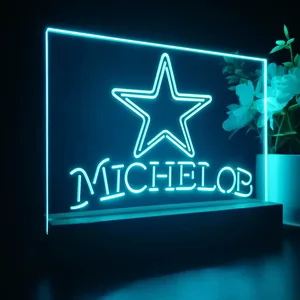 Dallas Cowboys Michelob LED Desk Light