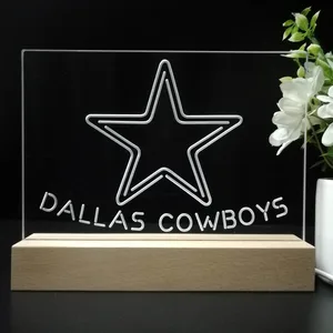 Dallas Cowboys Star LED Desk Light