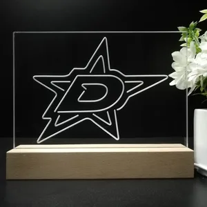 Dallas Stars Logo 1 LED Desk Light