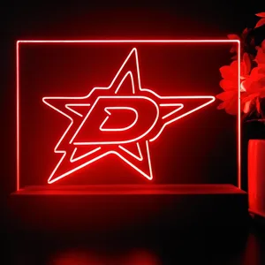 Dallas Stars Logo 1 LED Desk Light