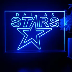 Dallas Stars Logo 2 LED Desk Light - Legacy Edition