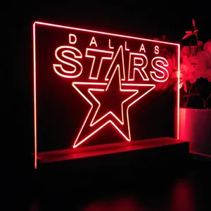 Dallas Stars Logo 2 LED Desk Light - Legacy Edition
