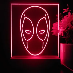 Deadpool Face LED Desk Light