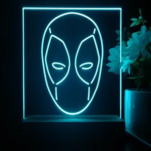 Deadpool Face LED Desk Light