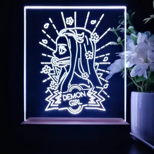 Demon Slayer Demon Girl LED Desk Light