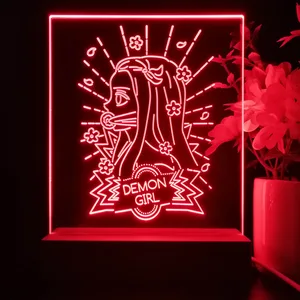 Demon Slayer Demon Girl LED Desk Light