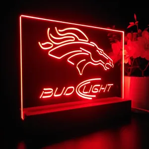 Denver Broncos Bud Light 2 LED Desk Light