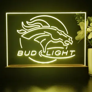 Denver Broncos Bud Light LED Desk Light