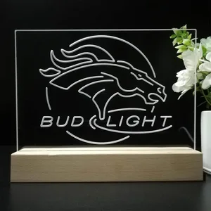 Denver Broncos Bud Light LED Desk Light