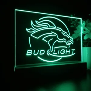 Denver Broncos Bud Light LED Desk Light