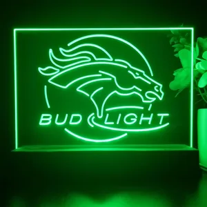 Denver Broncos Bud Light LED Desk Light