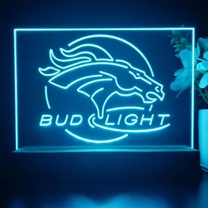 Denver Broncos Bud Light LED Desk Light