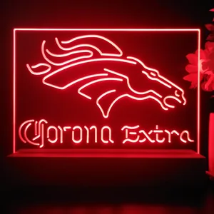 Denver Broncos Corona Extra LED Desk Light
