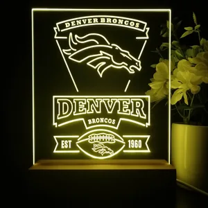 Denver Broncos EST 1960 LED Desk Light