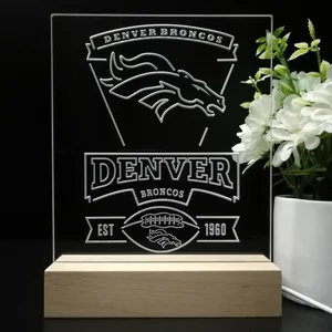 Denver Broncos EST 1960 LED Desk Light