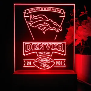 Denver Broncos EST 1960 LED Desk Light