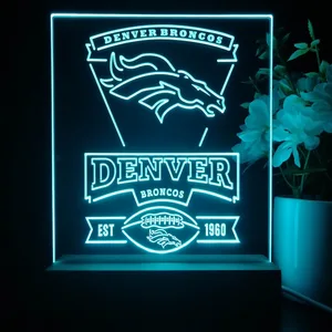 Denver Broncos EST 1960 LED Desk Light
