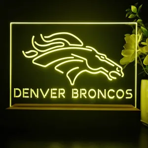 Denver Broncos LED Desk Light