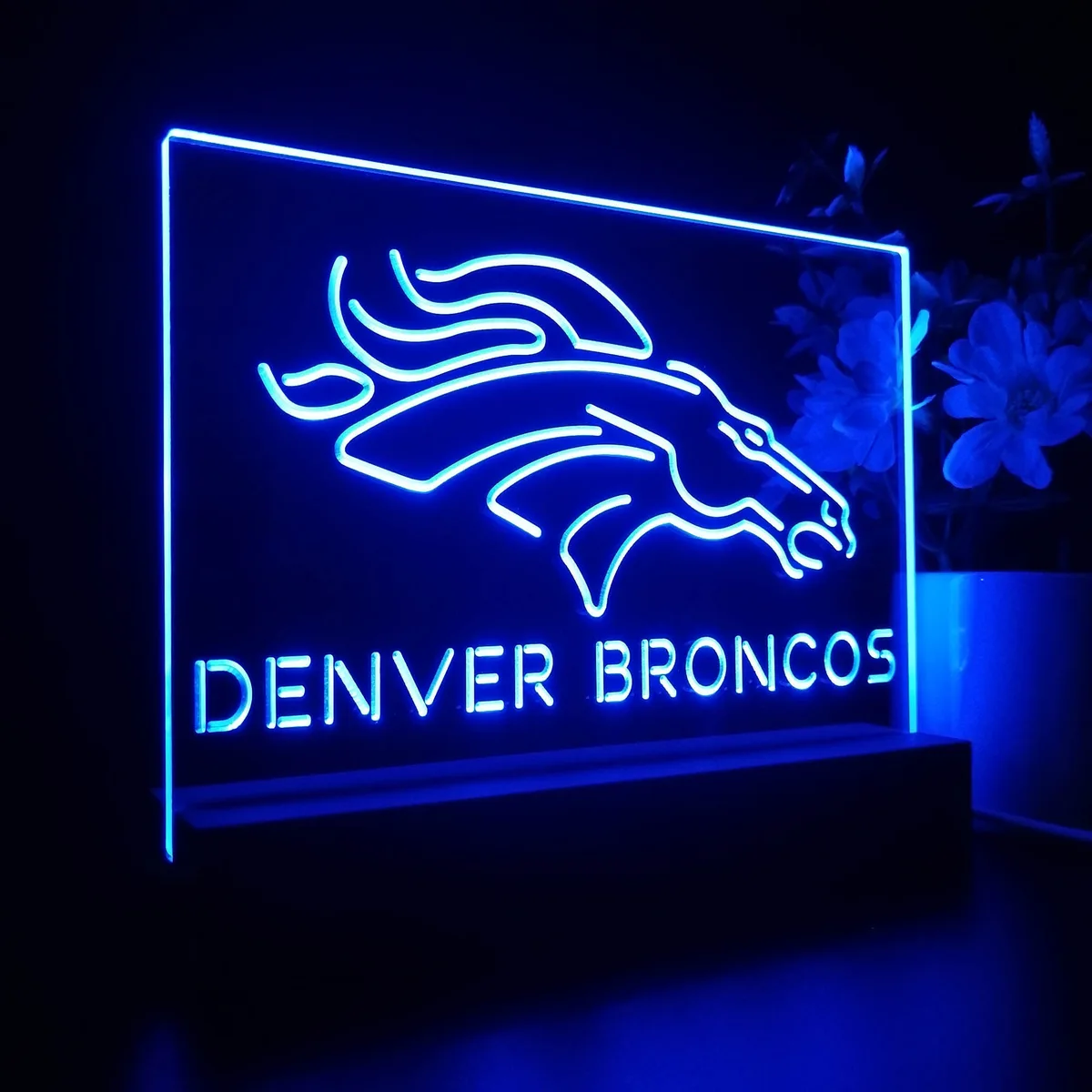 Denver Broncos LED Desk Light