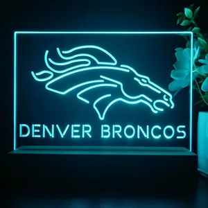 Denver Broncos LED Desk Light