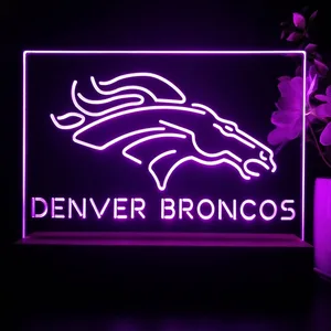 Denver Broncos LED Desk Light