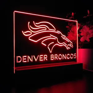 Denver Broncos LED Desk Light