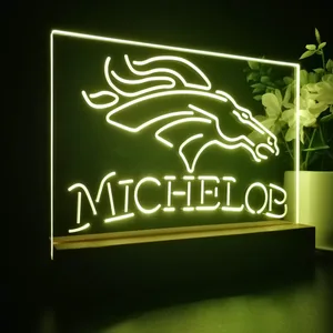 Denver Broncos Michelob LED Desk Light