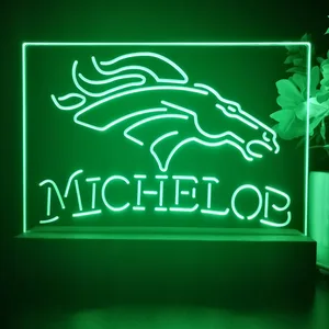 Denver Broncos Michelob LED Desk Light