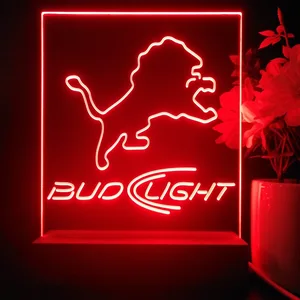 Detroit Lions Bud Light LED Desk Light