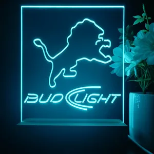 Detroit Lions Bud Light LED Desk Light