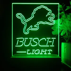 Detroit Lions Busch Light LED Desk Light