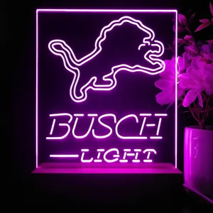 Detroit Lions Busch Light LED Desk Light