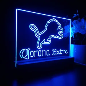 Detroit Lions Corona Extra LED Desk Light