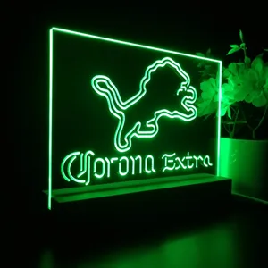 Detroit Lions Corona Extra LED Desk Light