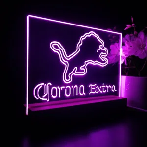 Detroit Lions Corona Extra LED Desk Light