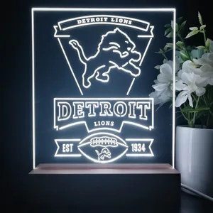 Detroit Lions EST 1934 LED Desk Light