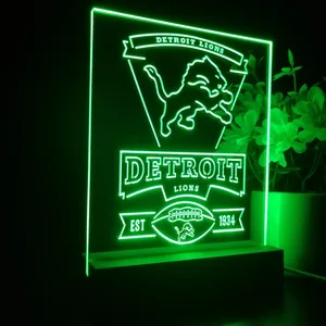 Detroit Lions EST 1934 LED Desk Light
