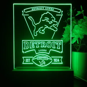 Detroit Lions EST 1934 LED Desk Light