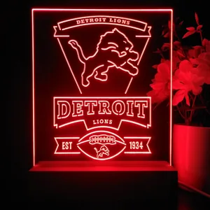 Detroit Lions EST 1934 LED Desk Light