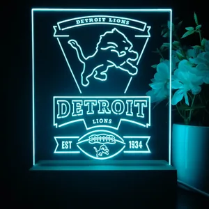Detroit Lions EST 1934 LED Desk Light