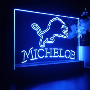 Detroit Lions Michelob LED Desk Light