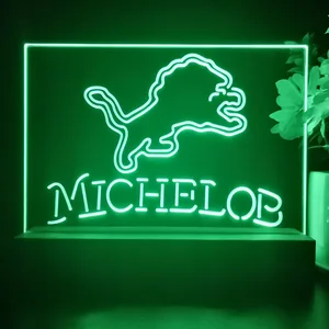 Detroit Lions Michelob LED Desk Light