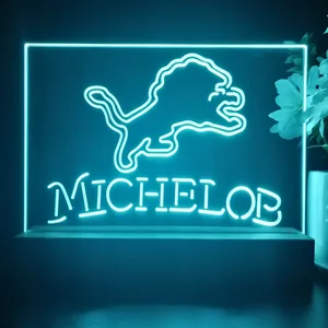 Detroit Lions Michelob LED Desk Light