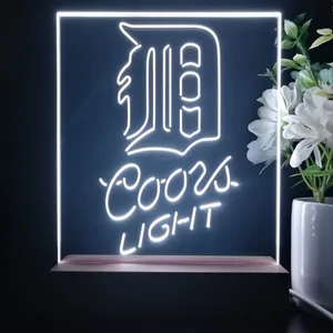 Detroit Tigers Coors Light LED Desk Light - Legacy Edition
