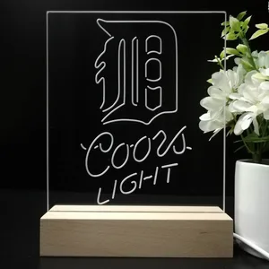 Detroit Tigers Coors Light LED Desk Light - Legacy Edition