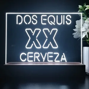 Dos Equis Logo 1 LED Desk Light