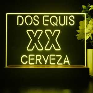 Dos Equis Logo 1 LED Desk Light