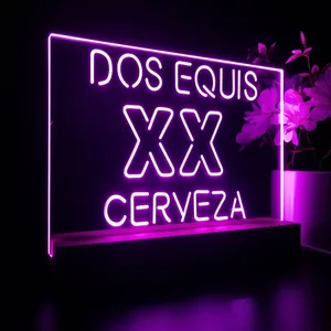 Dos Equis Logo 1 LED Desk Light