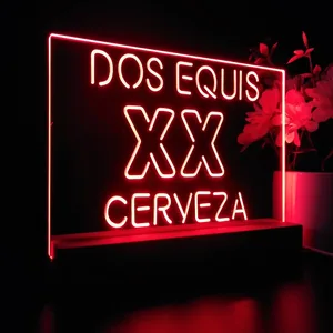 Dos Equis Logo 1 LED Desk Light
