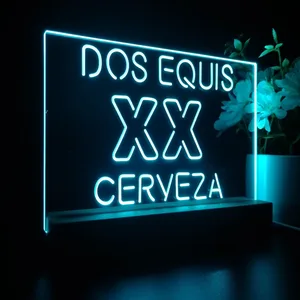 Dos Equis Logo 1 LED Desk Light